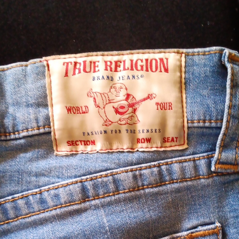 True Religion Light Blue Denim Jeans